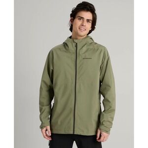 Kathmandu‎ Mens NGX2.5 Lightweight Hooded Rain Jacket Olive Green Size S